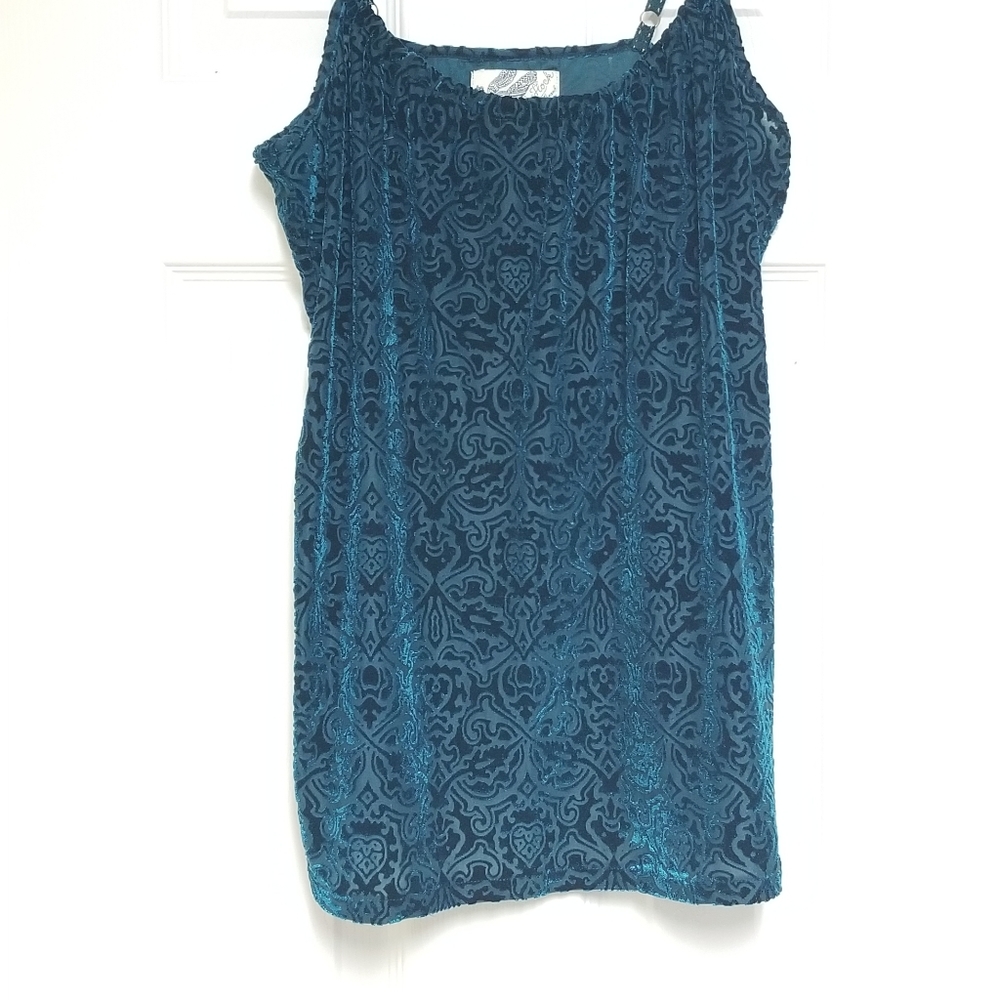 Lucky Brand Green Velevet Tank